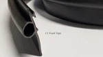 1-5/8" X 6FT Rear Door Single Leaf Tailgate Seal W/bulb Truck Cap Shell Topper. Fixed Price $27.00.
