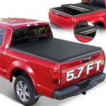 Soft Tri-fold Tonneau Cover For 09-26 Dodge Ram 1500 5.7FT Truck Bed No Box. Fixed Price $145.99.