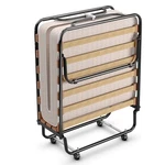Folding With Mattress, Rollaway Portable Up Guest Beds W/metal Frame.... Fixed Price $246.65.