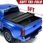 5FT 3-FOLD Soft Truck Bed Tonneau Cover For 2016-2025 Toyota Tacoma Waterproof. Fixed Price $156.99.