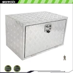 30"X18"X18" Multifunctional Storage Tool Box For Truck W/2X Chain Silver. Fixed Price $180.29.