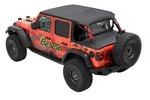 Bestop 90036-35 Duster Deck Cover Black Diamond For 2018-2023 Jeep Wrangler 4DR. Fixed Price $187.24.