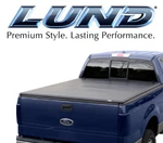 Lund 95074 Genesis Tri-fold Tonneau Soft Bed Cover Black 04-14 Ford F-150 8' Box. Fixed Price $349.00.