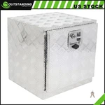 Aluminum Storage Tool Box W/ 2X Chain 18"X 17"X18" For Truck Garage Home Office. Fixed Price $93.59.