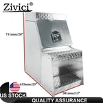 Aluminum 25"X28"X15" Side Mount Semi Truck Tool Box Saddle Step Open Wide Lid. Fixed Price $197.99.