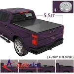 5.5FT 4-FOLD Soft Truck Bed Tonneau Cover For Toyota Tundra 2022. Fixed Price $289.97.