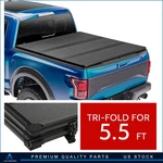 Hard 3-FOLD 5.5FT Truck Bed Tonneau Cover For 2014-2021 Toyota Tundra. Fixed Price $307.08.