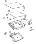 Genuine Mopar Cargo Tie Down Loop 7AF491X7AD. Fixed Price $19.24.