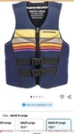 Airhead Santa Cruz Life Swim For Adults Children Xl. Fixed Price $84.00.