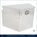 Aluminum 29"X 17"X18" Storage Tool Box W/1X Chain Fits Truck Garage Home Office. Fixed Price $145.53.