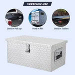 Garvee 20" Aluminum Diamond Plate Truck Tool Box Waterproof W/lock For Pickup. Fixed Price $69.99.