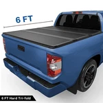 6FT Frp Hard Tri-fold Truck Bed Tonneau Cover For 1989-2004 Toyota Pickup Tacoma. Fixed Price $483.99.