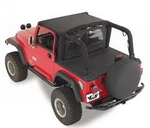 Rampage 721015 Tonneau Cover Black Denim W/factory For 92-95 Jeep Wrangler Yj. Fixed Price $78.55.