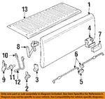 Gm Oem Hatch-check Cable Strap 19244993. Fixed Price $19.73.