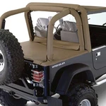 For Jeep Wrangler 1997-2002 Rampage Black Denim Roll Bar Pad & Cover Kit. Fixed Price $136.70.