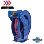 Coxreels TMP-N-550, Supreme Duty Spring Rewind Hose Reel: 3/4" I.d., 50'. Fixed Price $1193.95.