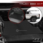 For 2022-2026 Hummer Ev Pickup 5' Rubber Front+rear Truck Bed Floor Mat Liner V2. Fixed Price $105.00.
