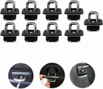 9 Pack Retractable Tie Down Anchors Truck Bed Side 7.5 X 5.5 2.5, Black. Fixed Price $83.94.