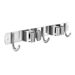 Nuulyycyi Broom And Mop Holder Wall Mounted, Hanger Storage Rack, Stain.... Fixed Price $13.97.