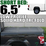 Topline For 1997-2004 Dakota 6.5 Ft Bed Low Profile Hard Tri Fold Tonneau Cover. Fixed Price $520.00.