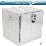 Aluminum 18"X 17"X18" Storage Tool Box W/2X Chain For Truck Garage Home Office. Fixed Price $90.05.