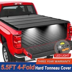 New 5.5FT Hard Solid Truck Bed Tonneau Cover For 2014-2021 Toyota Tundra 4-FOLD. Fixed Price $399.00.