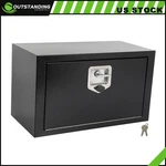 24"X12"X14" Storage Tool Box W/ 2X CHAIN+1X Lock Fits Truck Garage Home. Fixed Price $96.89.