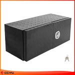 Aluminum 48"X18"X18" Storage Tool Box W/ 2X Chain & Dovetail Lock For Garage Rv. Fixed Price $362.99.