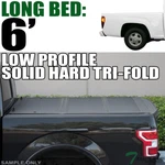 Topline For 2004-2012 Colorado/canyon 6' Low Profile Hard Tri Fold Tonneau Cover. Fixed Price $520.00.