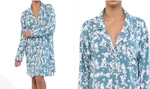 Nwt Papinelle Isabelle Deep Teal Modal Long Sleeve Nightshirt 99822. Fixed Price $48.51.