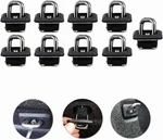 9 Pack Retractable Tie Down Anchors Truck Bed Side 7.5 X 5.5 2.5, Black. Fixed Price $85.35.