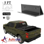 Tri-fold Hard Tonneau Cover For 2005-2019 Nissan Frontier 5FT Short Bed Top. Fixed Price $369.97.
