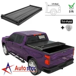 5FT Tri-fold Soft Tonneau Cover For 2005-2021 Nissan Frontier Short Bed Top. Fixed Price $135.97.