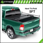 Hard Tri-fold Tonneau Cover 5FT Short Bed For 16-21 Toyota Tacoma (60'') Black. Fixed Price $258.99.