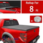8FT Soft Roll Up Tonneau Cover For 2002-2018 Dodge Ram 1500 2500 3500 Long Bed. Fixed Price $439.97.