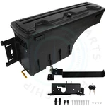 Black Left Truck Bed Swing Storage Box Tool For 2019-2021 Dodge Ram 1500. Fixed Price $90.99.