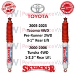 Skyjacker Hydro Rear Shock Absorber Pair For Toyota Tacoma 0-1" & Tundra 1-2.5". Fixed Price $134.94.