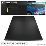 Four-fold Tonneau Cover 8FT Long Bed Fit For 2014-2021 Toyota Tundra Lock. Fixed Price $308.03.