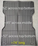 Triplealiners Truck Bed Mat Tacoma 2024-2025 See Pics For Sizing New. Fixed Price $154.00.