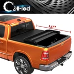 5.5FT Bed Soft Tonneau Cover Tri-fold For 2017-2024 Nissan Titan Truck. Fixed Price $154.89.