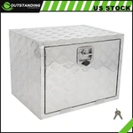 Aluminum 24"X 18"X18" Storage Tool Box W/2X Chain Fits Truck Garage Home Office. Fixed Price $137.74.
