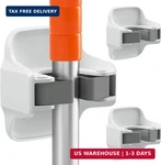 Reliahom 3 Pack Broom Holder Wall Mount Mop Grippers No Drilling Self Adhesive. Fixed Price $11.55.