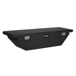 Uws EC10432 Gloss Black Aluminum 69" Single Lid 8.3 Cu Ft Angled Crossover Box. Fixed Price $926.17.