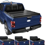 3-FOLD Tonneau Cover Long Bed Lock Hard 8FT Fit Ford F-150 2015-2019. Fixed Price $529.97.