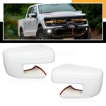 Pair White Side Mirror Cover Caps Abs Fit 2021-2025 Ford F150 F-150 Lh+rh. Fixed Price $35.99.