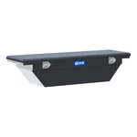 Uws Matte Black Aluminum 63" Angled Truck Box, Low Profile Storage. Fixed Price $757.95.