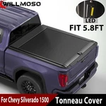 5.8FT(69.6") Retractable Truck Beds Tonneau Cover For SILVERADO/SIERRA1500 10-25. Fixed Price $592.90.