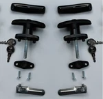 T-323 Bauer T-handle W/l-handles (single/pair) Truck Caps Rv Campers Toppers. Fixed Price $28.50.