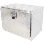 24"X 17"X18" Aluminum Storage Tool Box For Truck Garage Home Office W/2X Chain. Fixed Price $108.49.
