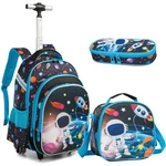 Rolling Backpacks Kids With Wheels For School Bags Luggage Whee.... Fixed Price $70.22.